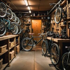 Półki i stojaki do piwnicy na rowery
