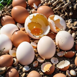 Skorupki jajek jako źródło wapnia dla roślin